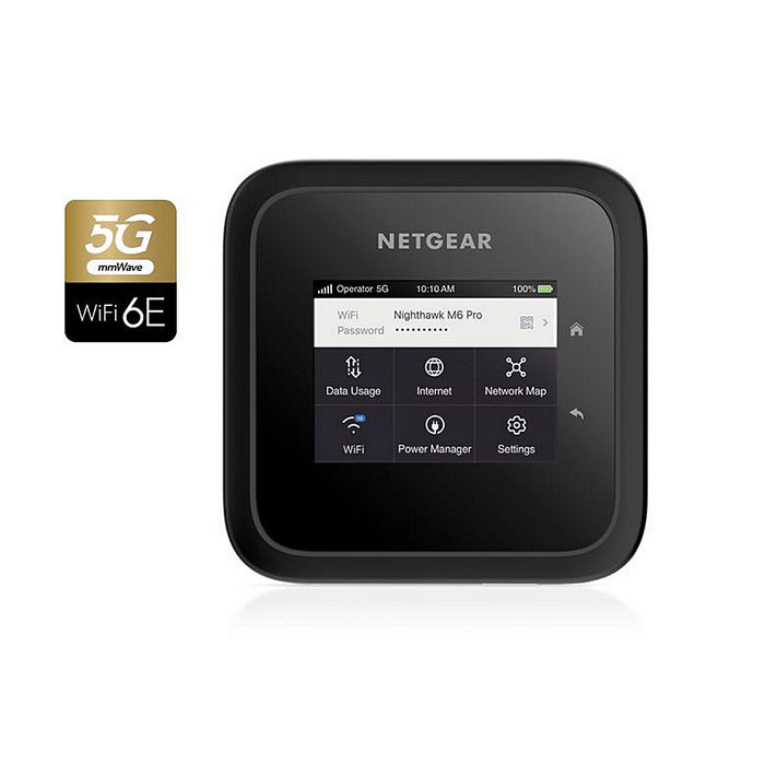 Nighthawk MR6450 M6 Pro 5G WiFi 6E Mobile Hotspot Router, Unlocked, Up to 4Gbps
