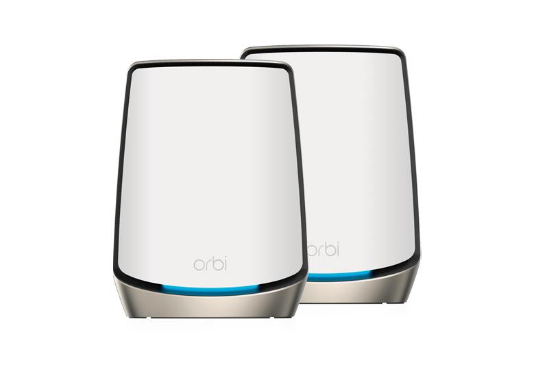 AX6000 Mesh WiFi System (RBK862S) Orbi 860 Series Tri-Band WiFi 6 Mesh System 6Gbps, 10 Gig Port, 2-Pack, with 1-year NETGEAR Armor included