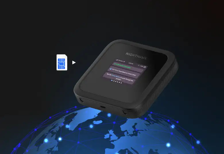 Nighthawk M3, 5G router mobile hotspot, 最高速度可達 2.5 Gbps (MH3150)