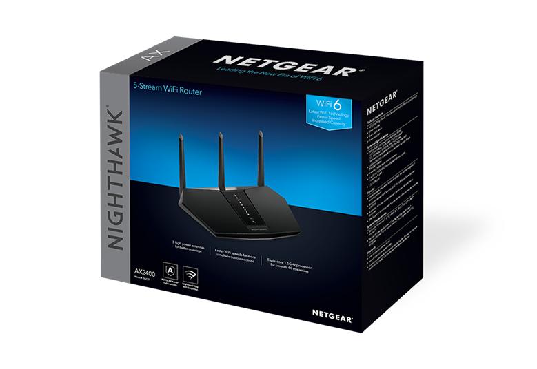 Nighthawk 5-Stream雙頻WiFi 6 路由器 (RAX30)