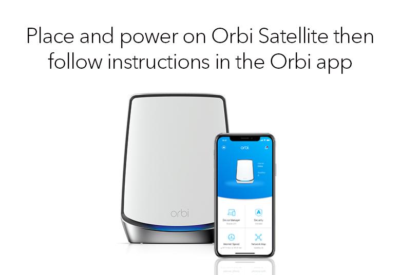 Orbi 850系列三頻WiFi 6附加衛星機 (RBS850)