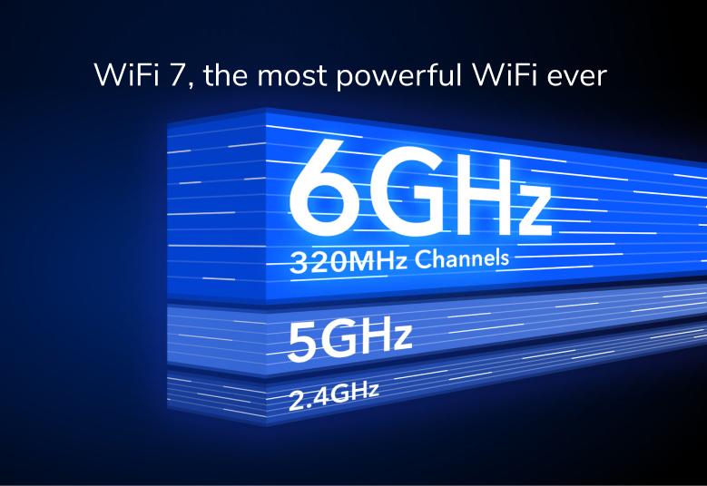 Nighthawk三頻WiFi 7路由器，19Gbps，10千兆埠，帶1年NETGEAR Armor™