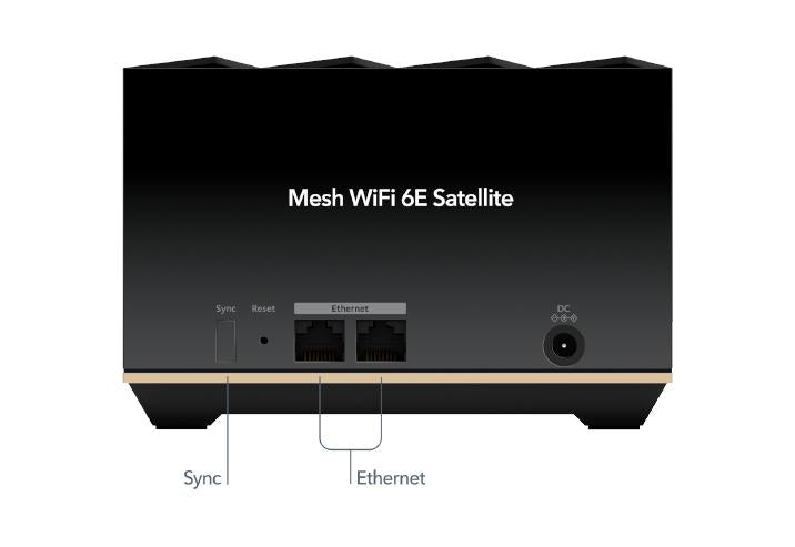 Nighthawk 三頻 AXE5700 (MS90) WiFi 6E Mesh 附加衛星 