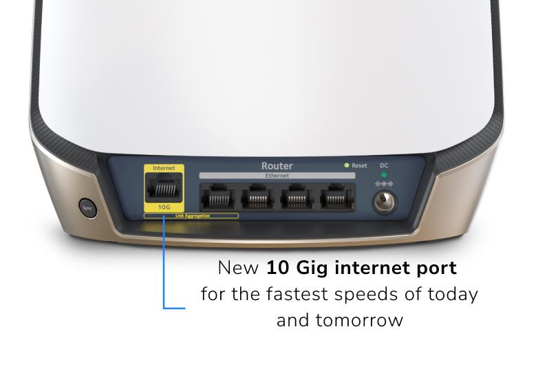 Orbi 860系列三頻WiFi 6 Mesh系統，3件裝 （RBK862S）