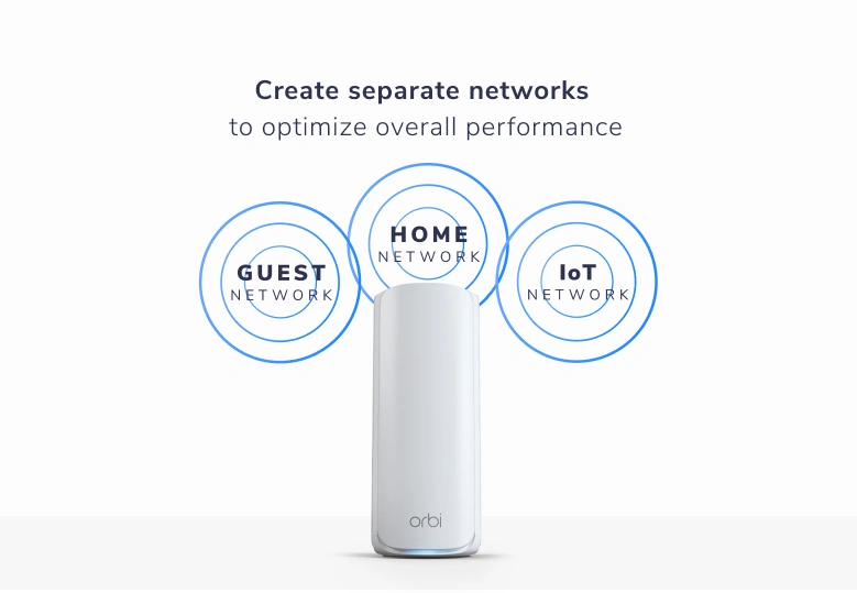 Orbi 770系列三頻WiFi 7 Mesh系統, 白色版，2件裝 (RBE772) 

