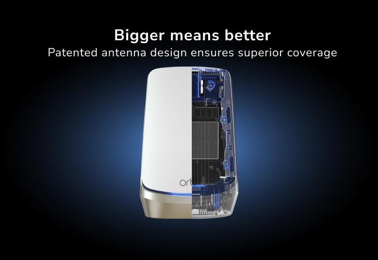 Orbi 960系列四頻WiFi 6E Mesh系統，白色版，3件裝 (RBKE963)