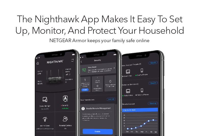 Nighthawk 5-Stream雙頻WiFi 6 路由器 (RAX30)